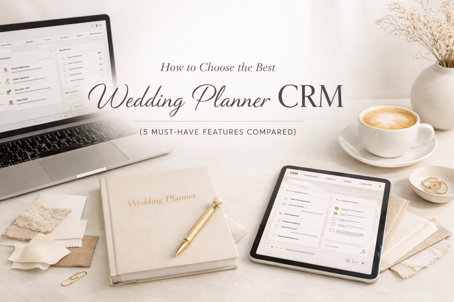 How to Choose the Best Wedding Planner CRM (5 Must-Have Features Compared)